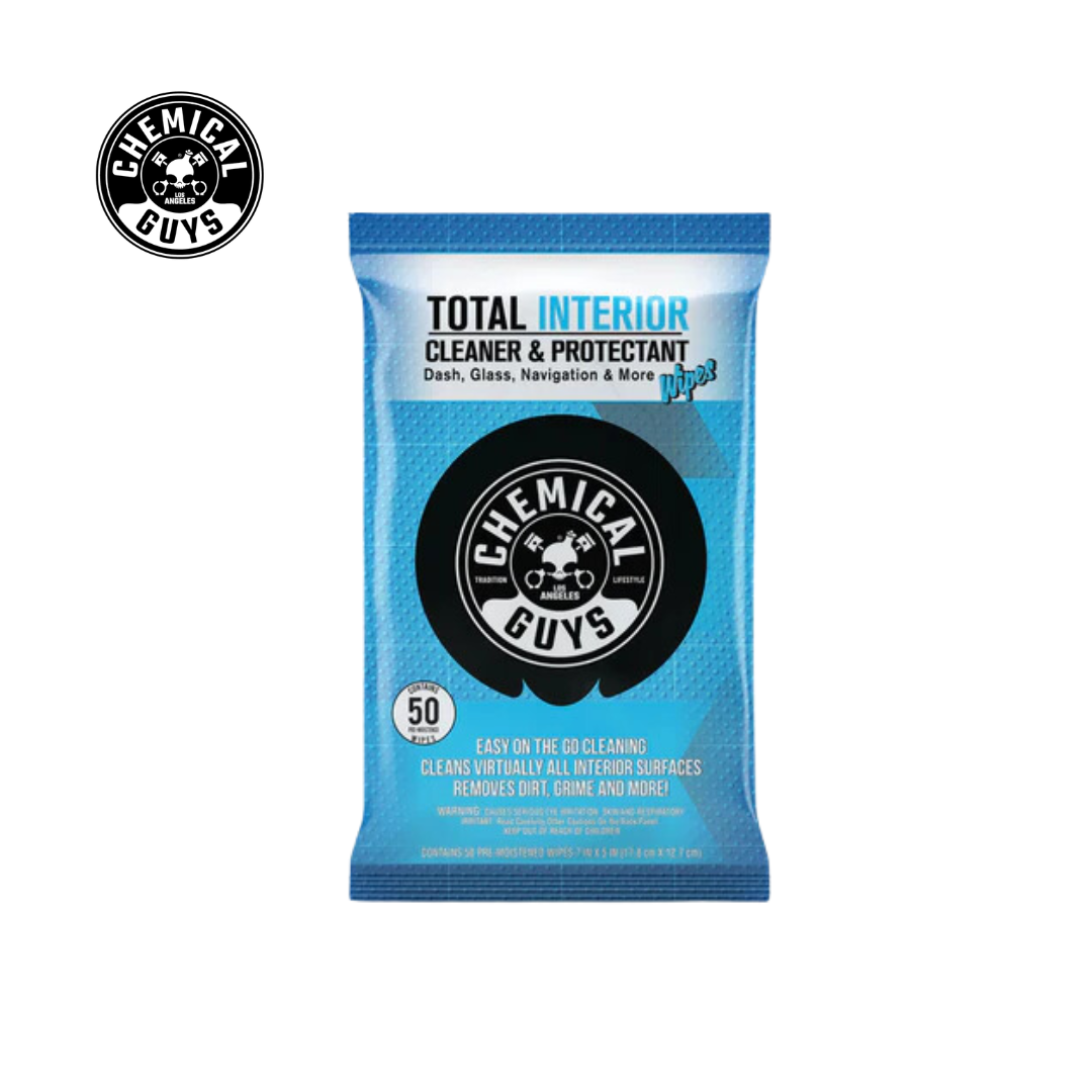 Chemical Guys Total Interior Cleaner and Protectant Wipes Car Cleaning Wipes