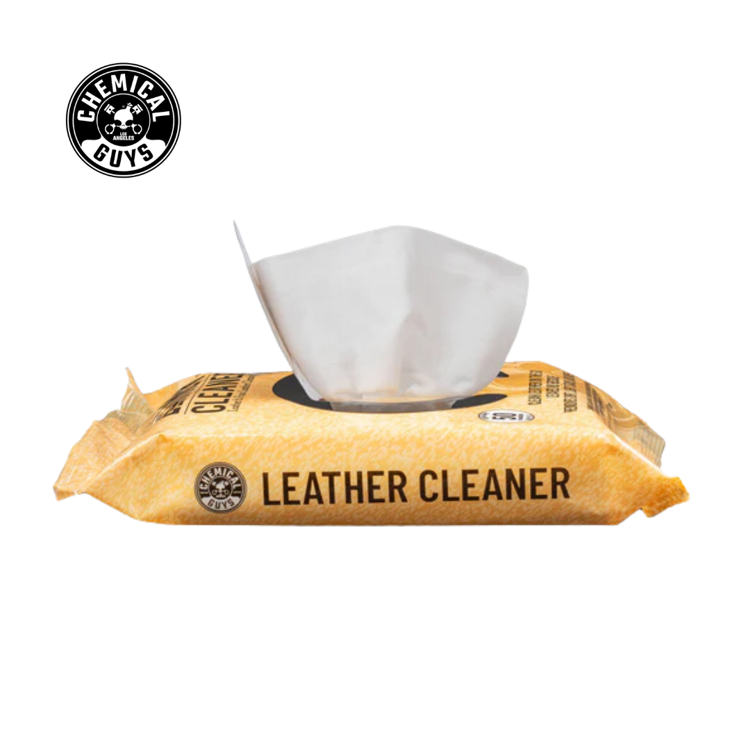 Chemical Guys Leather Cleaner Wipes Leather and Faux Leather Cleaning (50pcs)